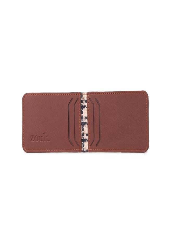 ZOUK Roy Wallet for Men - Slim & Compact Vegan Leather Wallet with Water-Resistant Lining | Carter Checks - Image 5